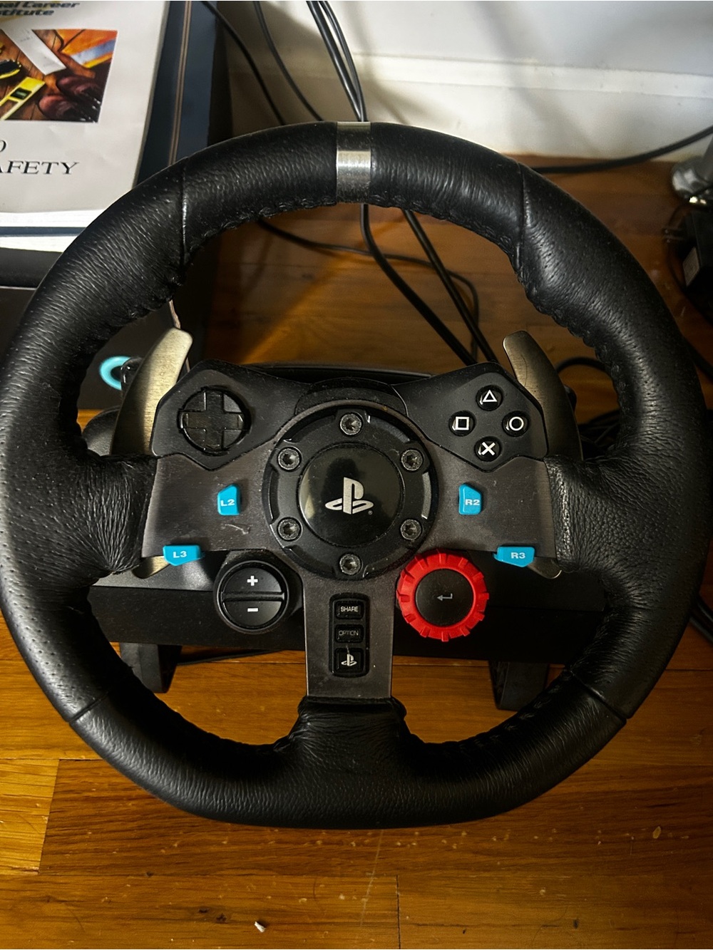 Sony Black Racing Wheel G29 steering wheel